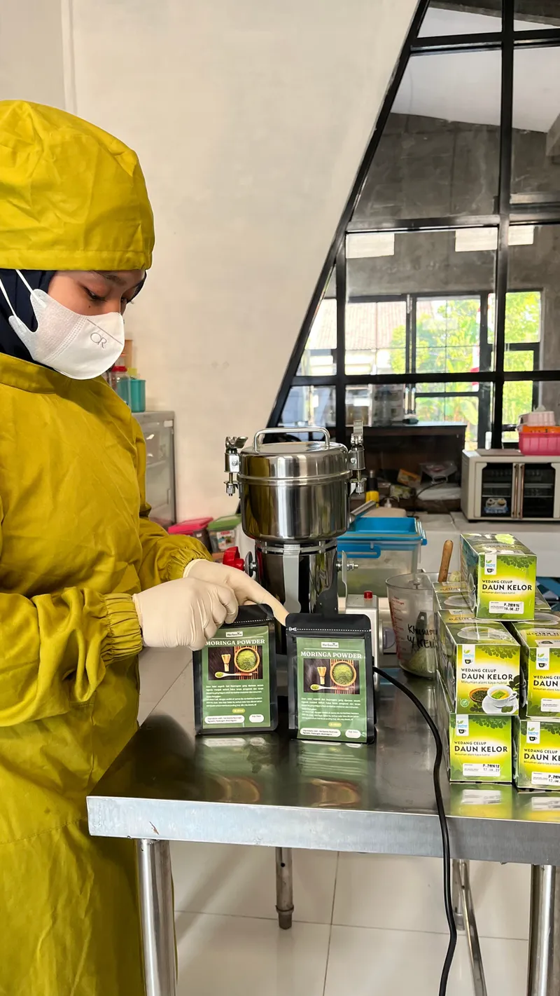 Herbasina production process